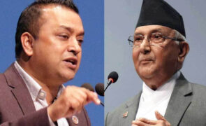 चाेरीकाे आराेप लगाएपछि ओलीलाई गगनकाे जवाफ : ‘टिप्पणी अलि हतारमा गर्नुभएछ’