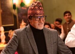 बलिउड अभिनेता अमिताभ बच्चनकाे शिरमा नेपाली ढाका टाेपी