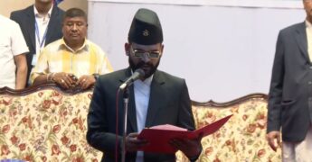 बालेन शाहले नेपाल भाषामा पनि लिए शपथ
