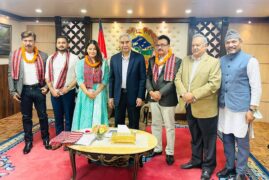अभिनेता भुवन केसी र अभिनेत्री श्वेता खड्का कांग्रेसमा प्रवेश, देउवाले गरे स्वागत