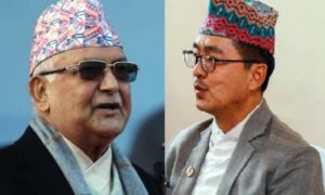 एमाले अध्यक्ष ओली र राप्रपा अध्यक्ष लिङ्देनबीच भेटवार्ता, चुनावी तालमेलबारे छलफल