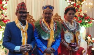 अभिनेता बुद्धि तामाङले गरे अनु थिङसँग विवाह