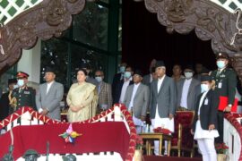तस्बिरमा हेर्नुहाेस् टुँडिखेलमा यसरी मनाइयाे संविधान दिवस