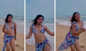 चर्चाका लागि नग्नताको सहारा, अर्चना पनेरु बिर्साउने उषा उप्रेतीकाे टिकटक भिडिओ