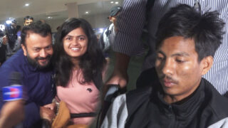 तस्बिरमा हेर्नुहोस् इजरायलमा रहेका नेपालीहरूको उद्धार गरि नेपाल ल्याइएको दृश्य