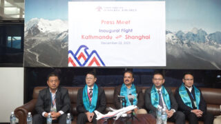हिमालय एयरलाइन्सले सुरु गर्‍याे काठमाडौं साङ्घाई सिधा उडान