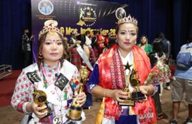 माया र युजिनाले पहिरिन् मिस तथा मिसेस् इन्डिजिनियस २०२४ को ताज